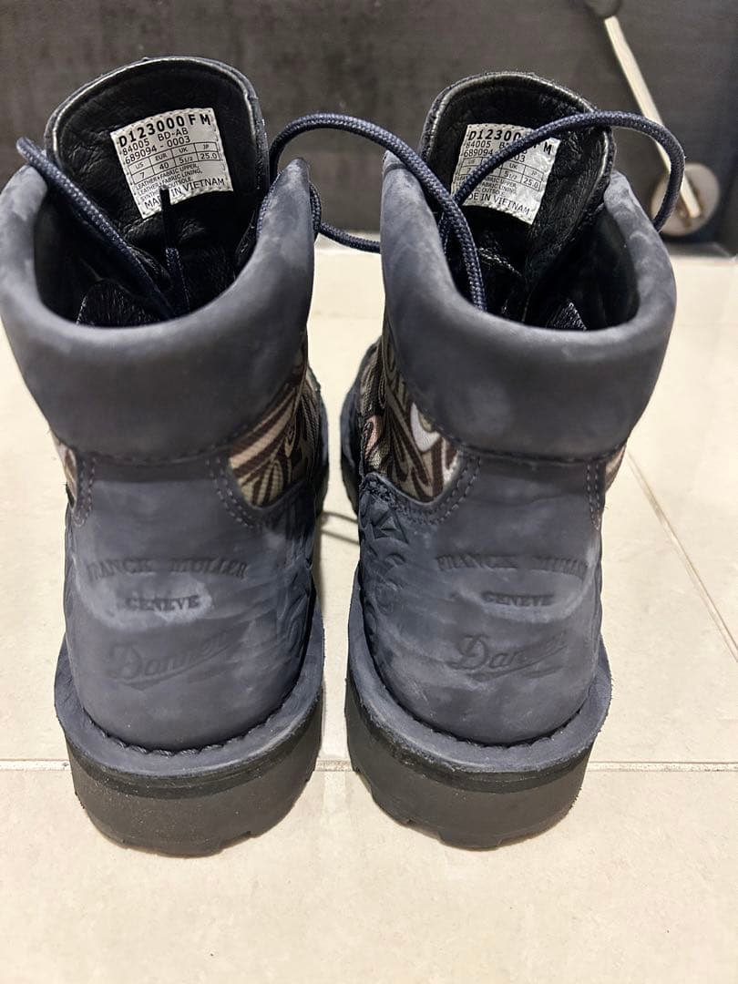 Danner Franck Muller ワークブーツ ネイビー ダナー（美品）