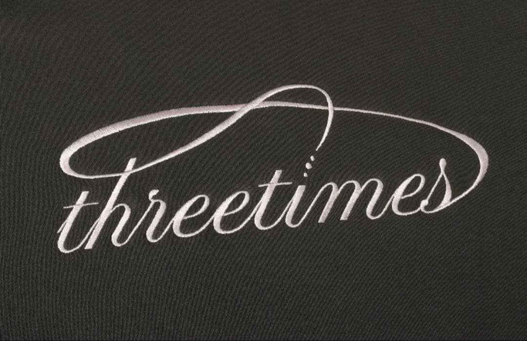 threetimes スウェット　チャコール　シズニルック　韓国