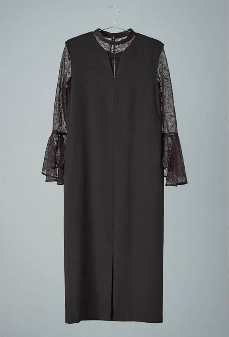 美品★niana パーティードレス ブラウン 2点セット