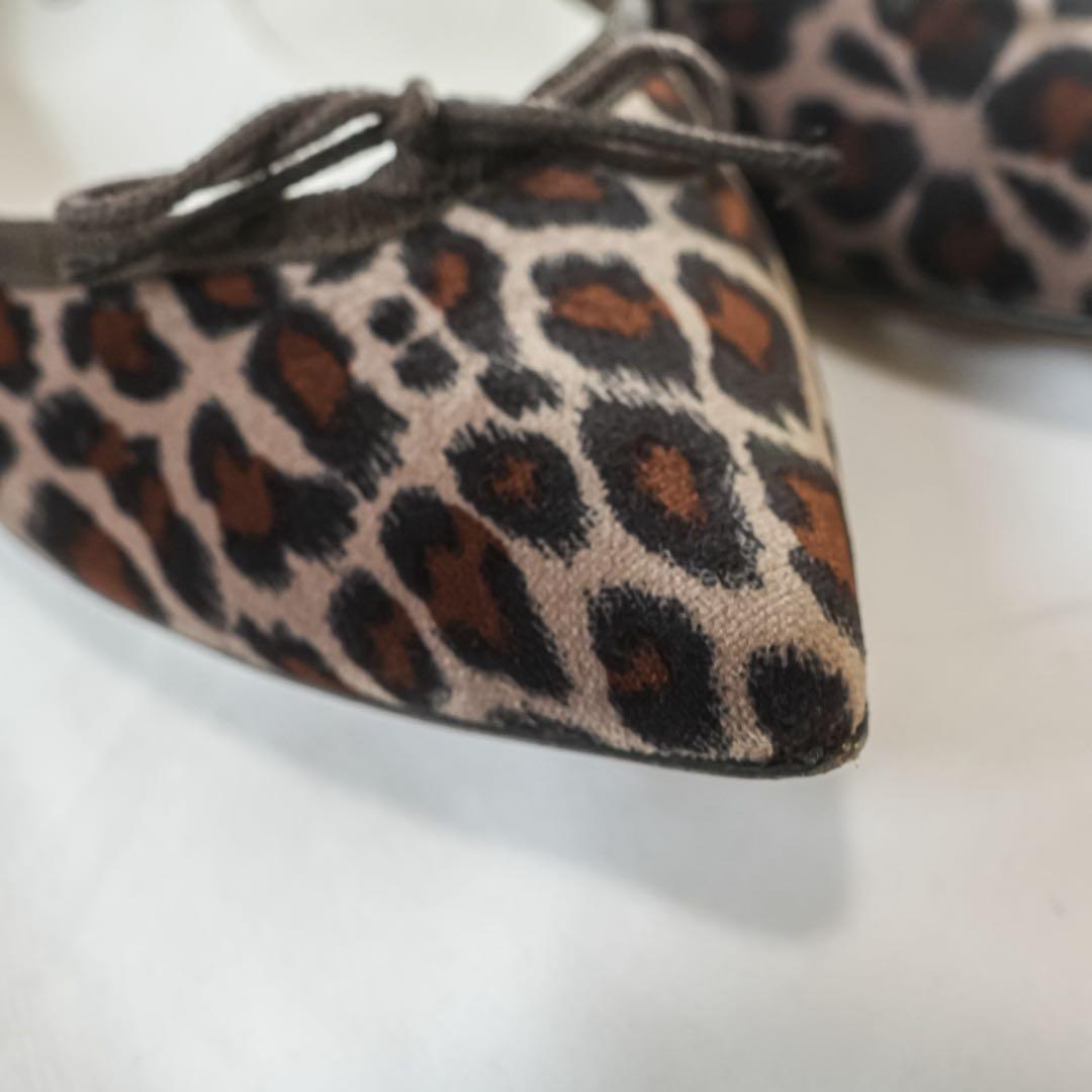 ☆未使用級☆ レペット　フラットシューズ　バレエシューズ　レオパード柄　37.5