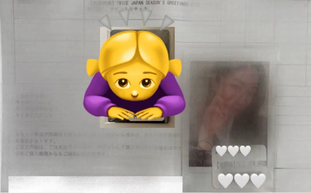 TWICE ダヒョン 直筆サイン入り　チェキ シーグリ2026