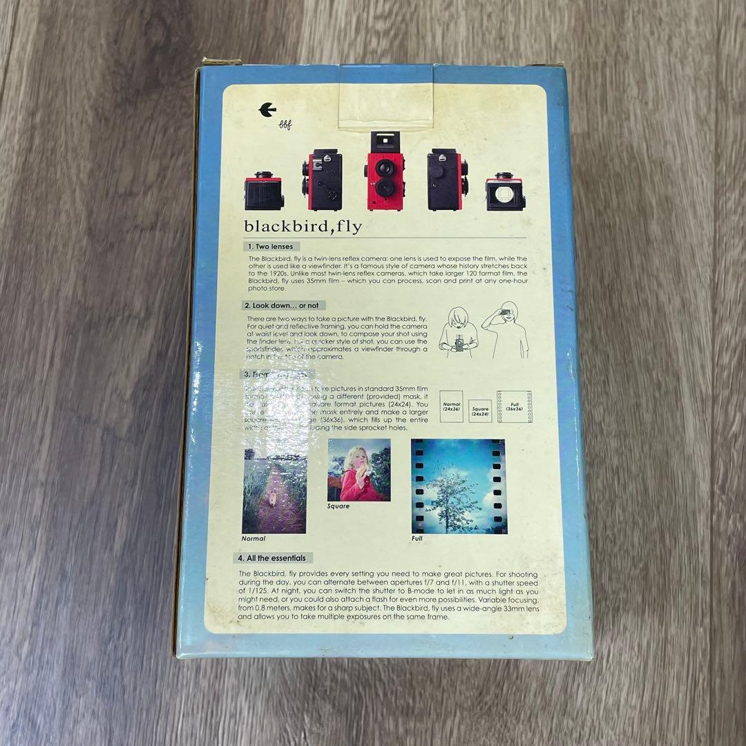 BLACKBIRD FLY レッド トイカメラ パワーショベル