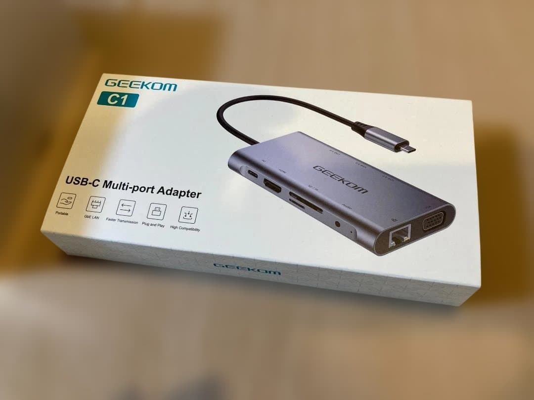 【未開封】GEEKOM A8 AMD Ryzen9 8945HS + USBハブ