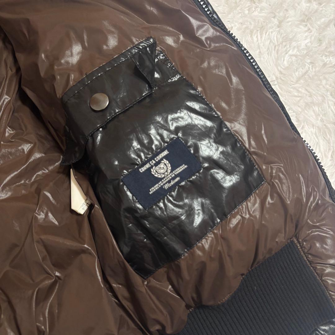 y2k 00s fur down jacket grunge 平成　光沢　お兄系