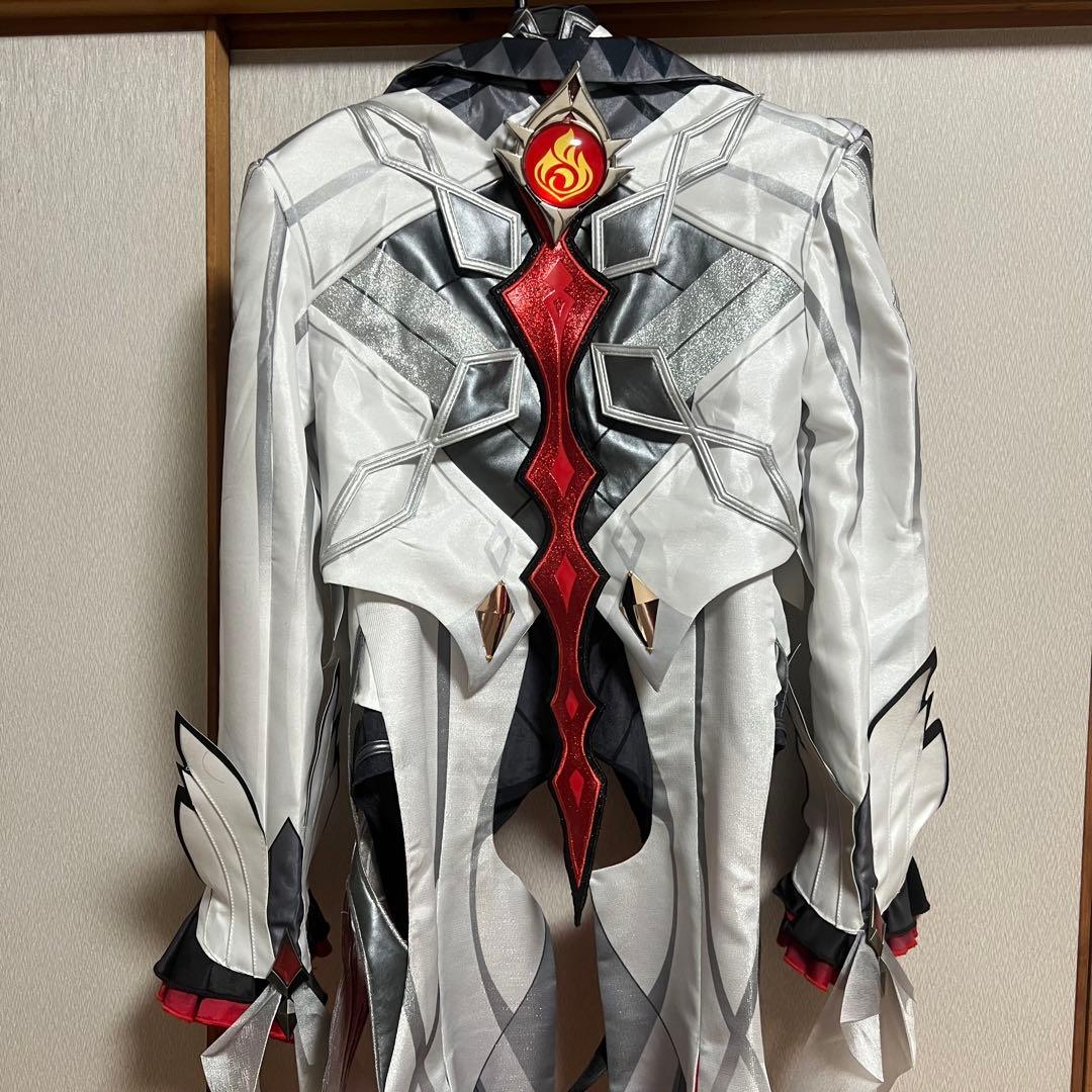 原神 三分妄想 アルレッキーノ コスプレ 召使 Mサイズ ウィッグ 靴 セット