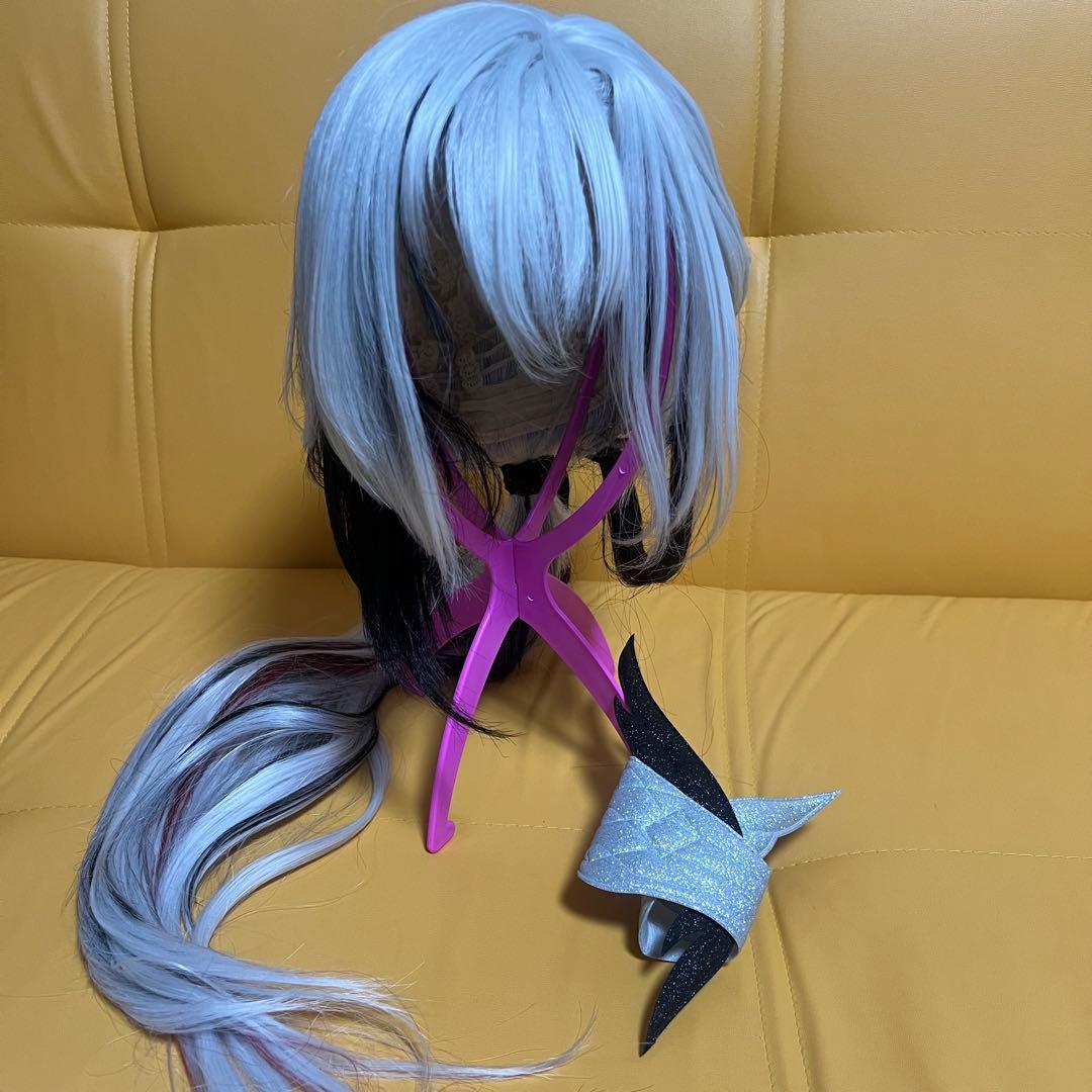 原神 三分妄想 アルレッキーノ コスプレ 召使 Mサイズ ウィッグ 靴 セット