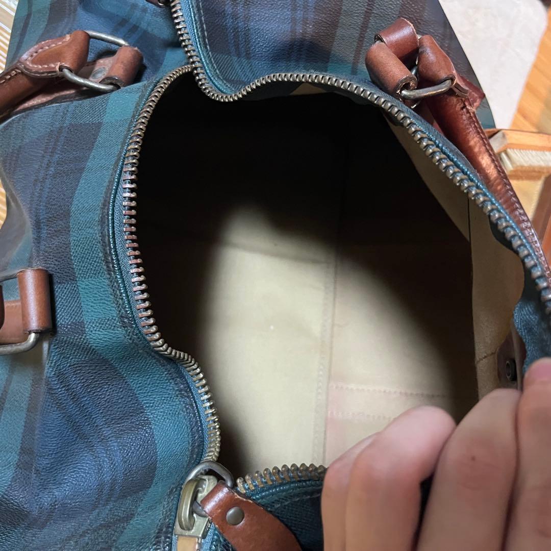 RALPH LAUREN ラルフローレン ボストンバッグ 2way チェック