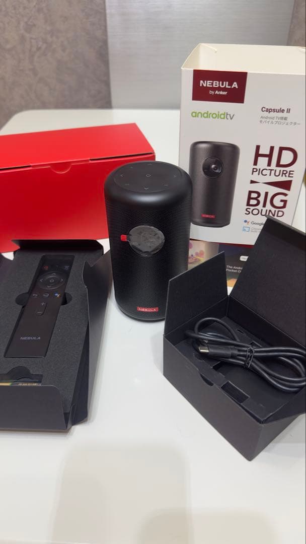 【美品】Anker Nebula Capsule II プロジェクター
