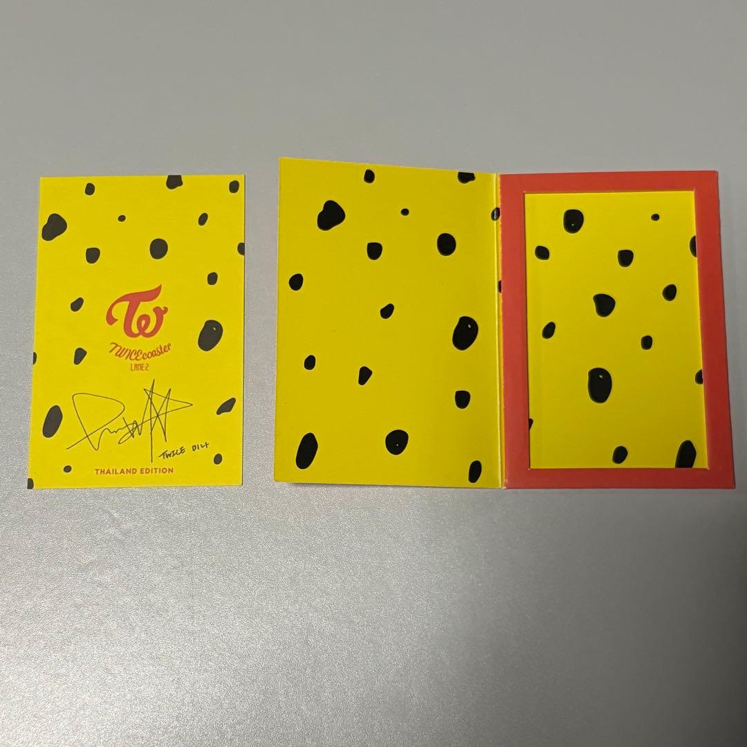 TWICE TWICE coaster LANE2タイ盤 ミナ トレカ
