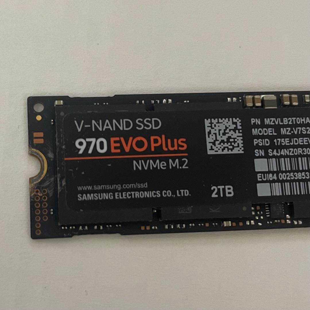 エ*ダ様 ジャンク！ Samsung 970 EVO Plus 2TB M.2