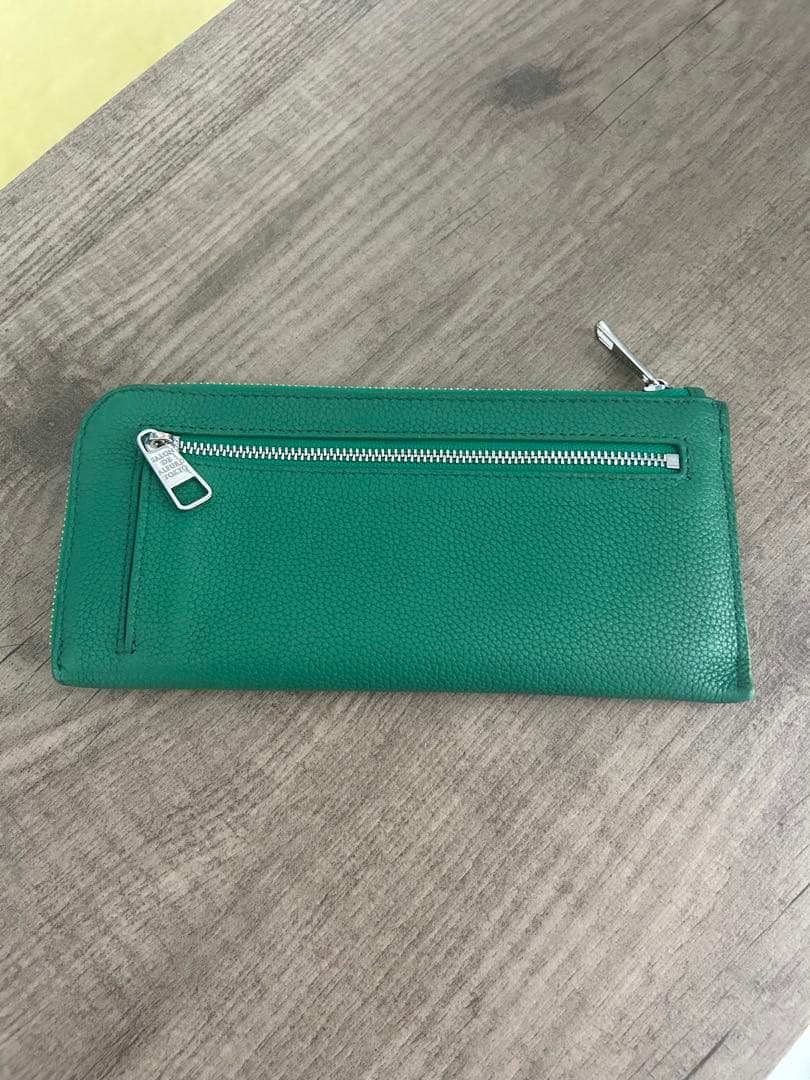 SALON DE ALFURD サロンドアルファード グリーン スマイル 長財布