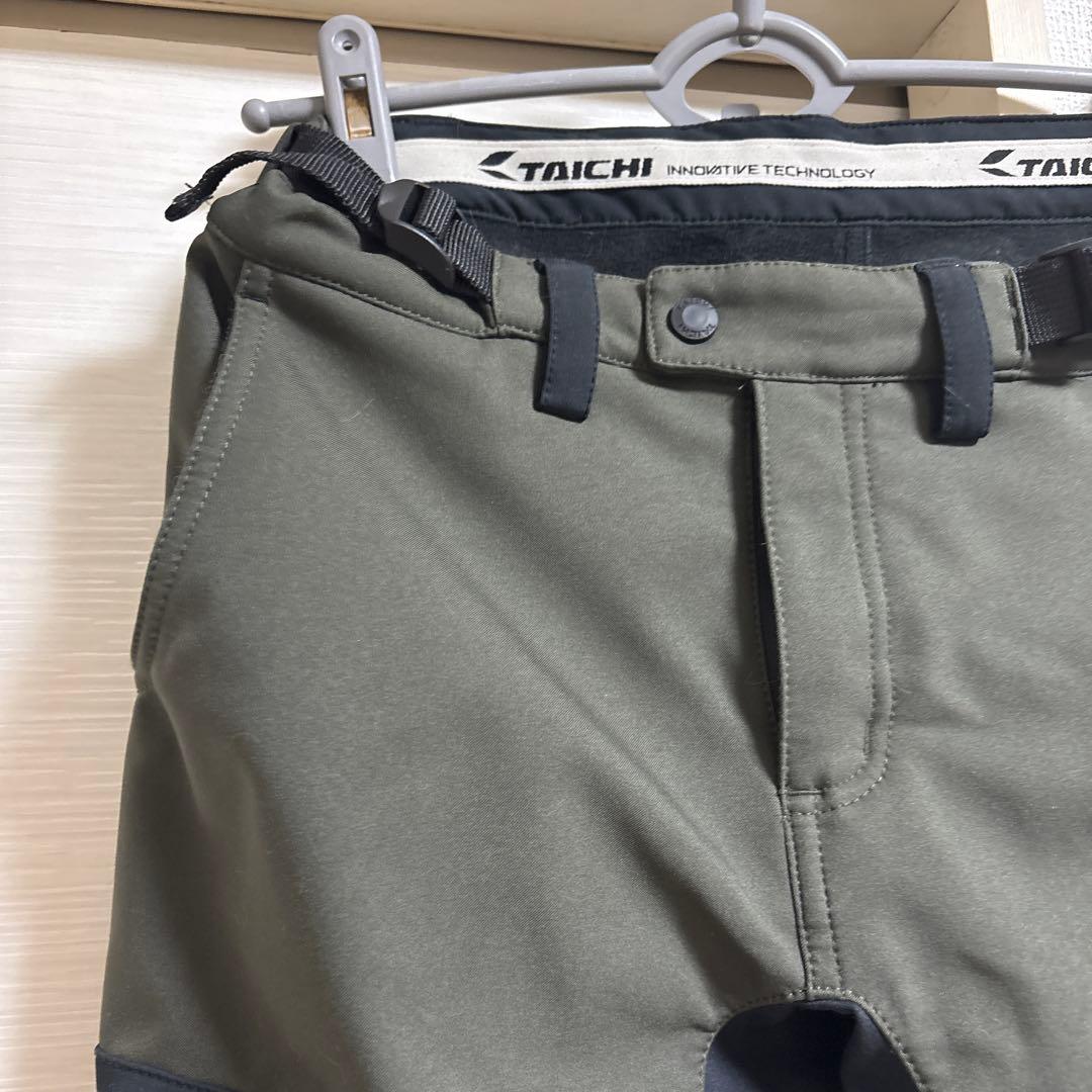 美品★TAICHIバイクパンツ 膝プロテクター付き　MサイズRSY555