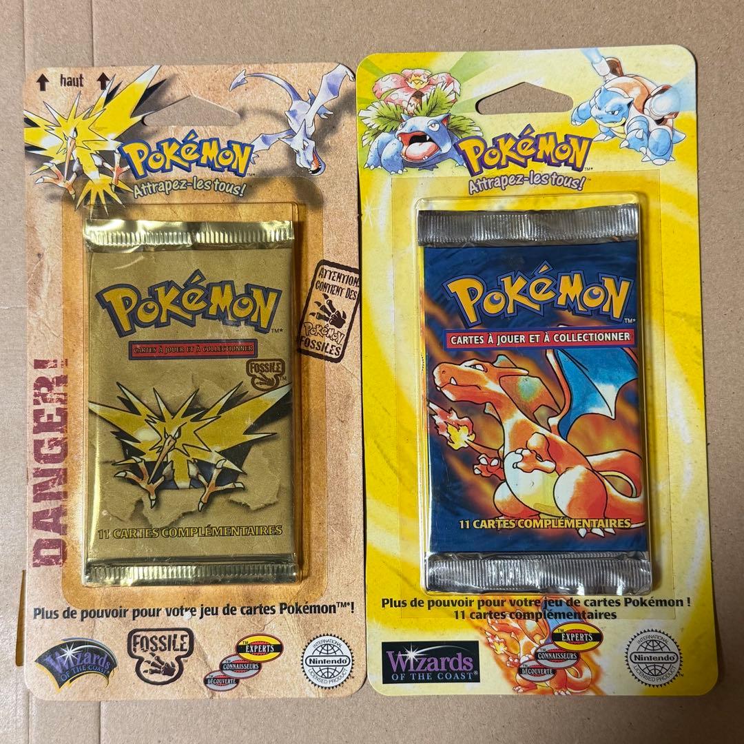 フランス語版　ポケモンカードパック×6個　初版