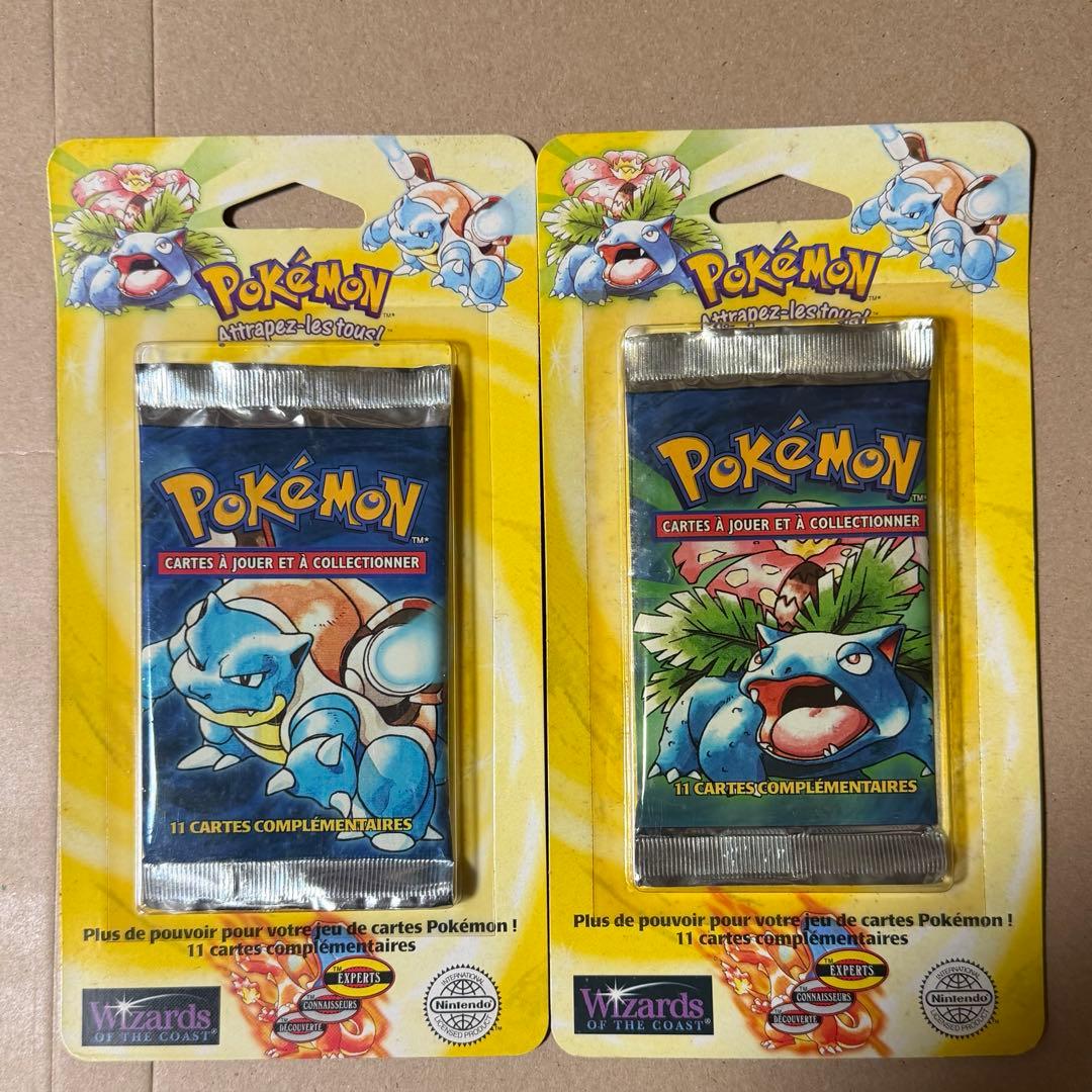 フランス語版　ポケモンカードパック×6個　初版