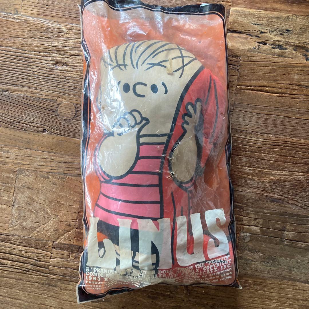 9*2様 60's ヴィンテージ　クッション　ドール　ピロー　ライナス　スヌーピ