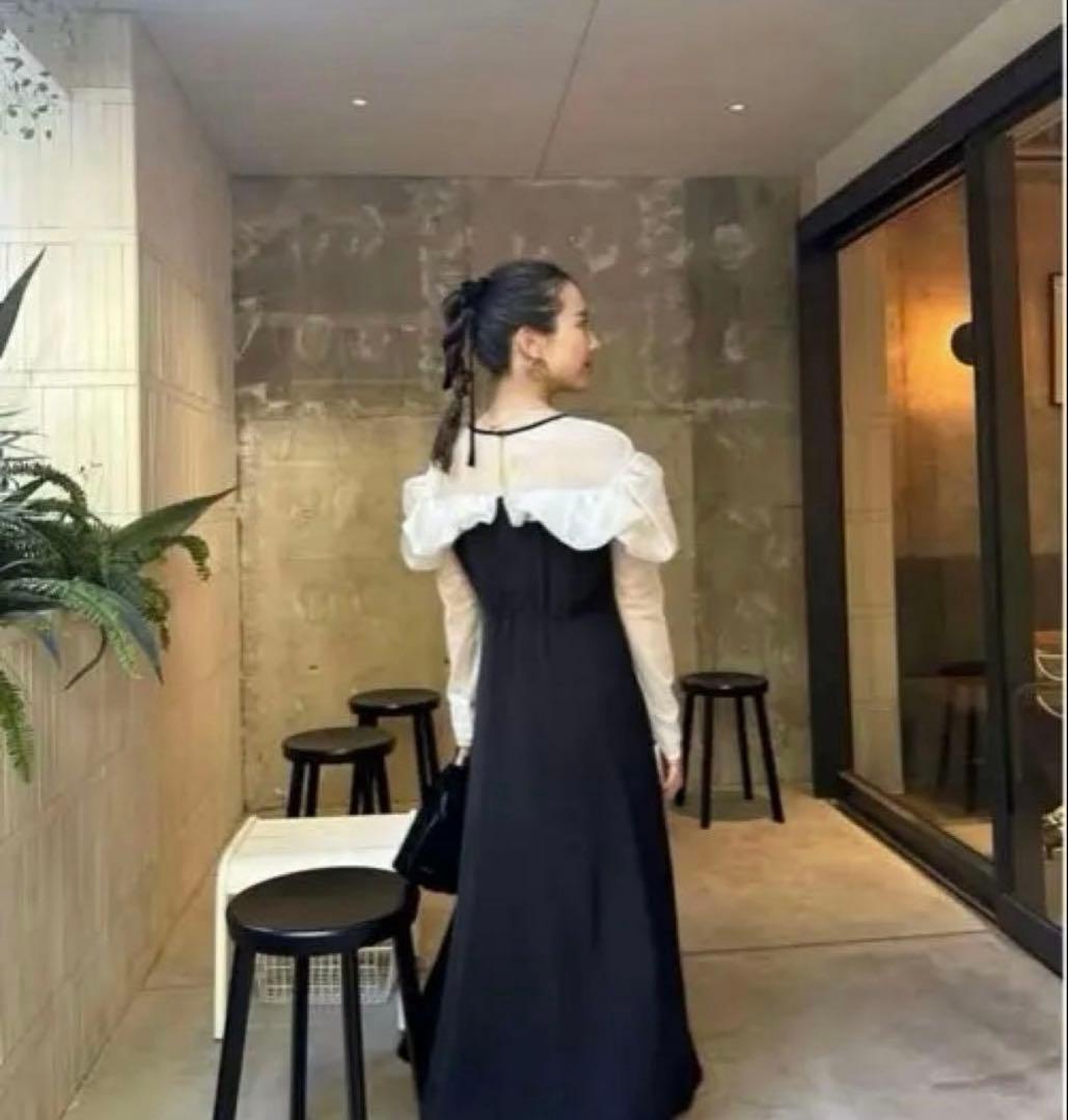 (A★ )andresd frills flare dress M