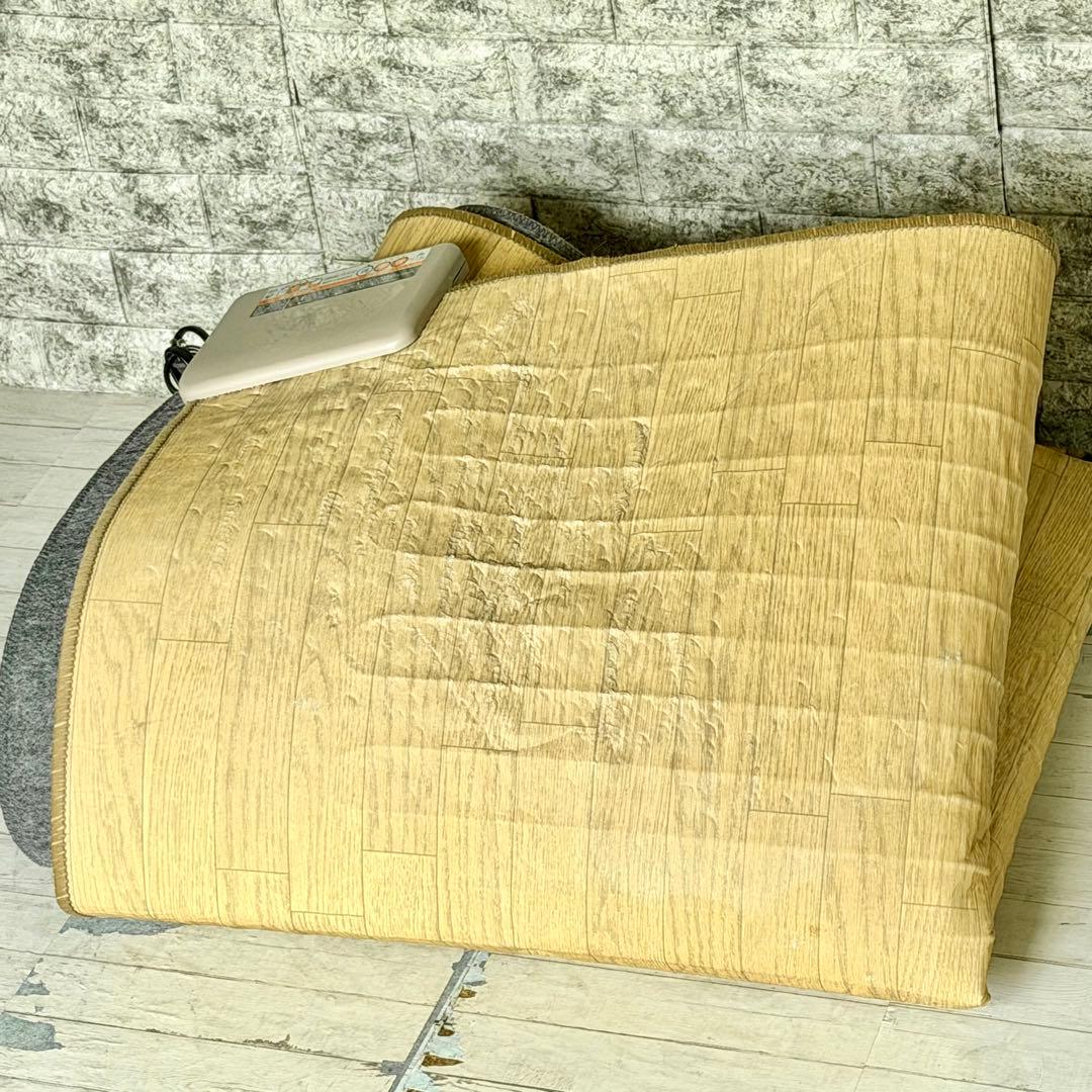 TEKNOS 木目フローリング調ホットカーペット 3畳相当タイプ