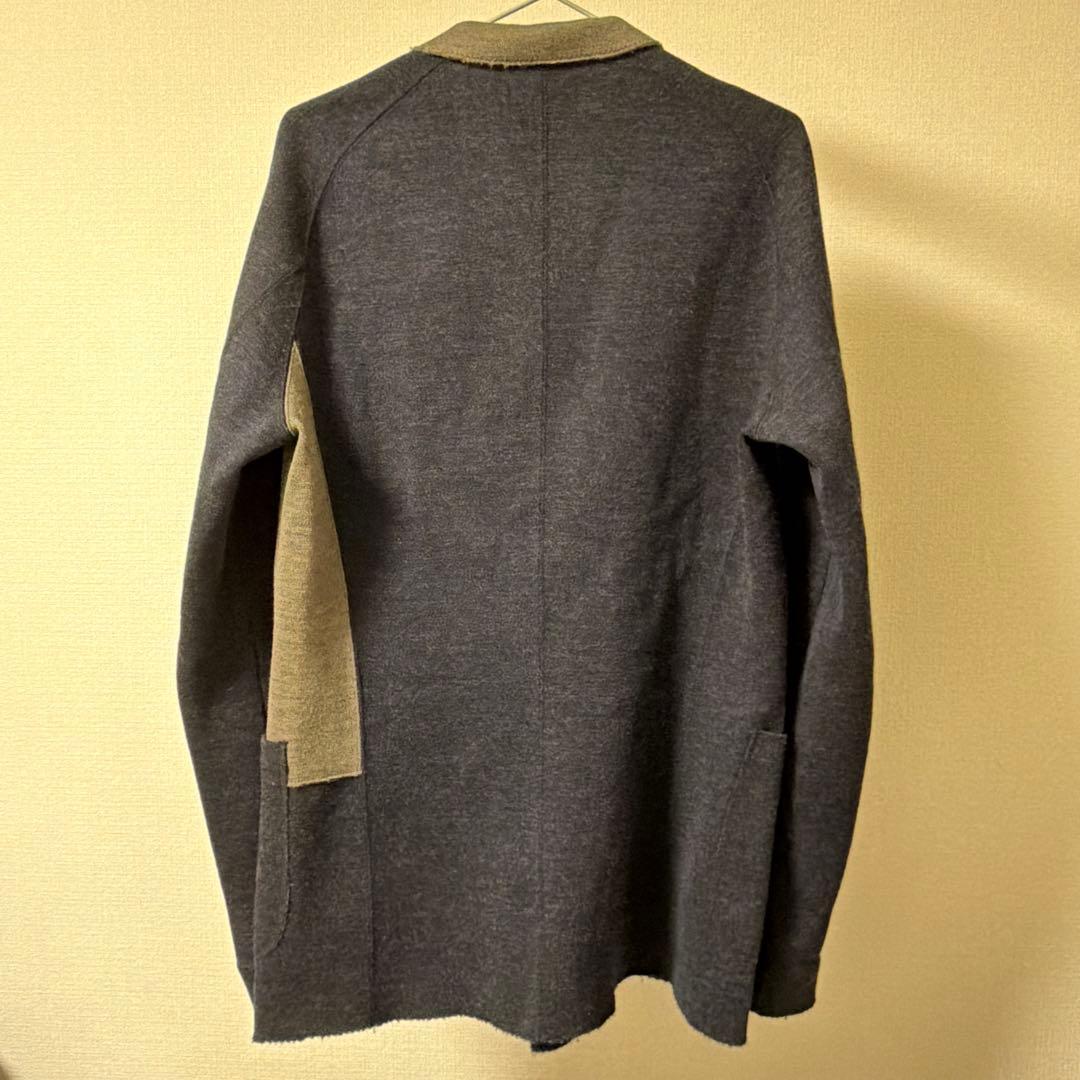 希少【kolor】ビッグシルエット ウール切替テーラードジャケット　3