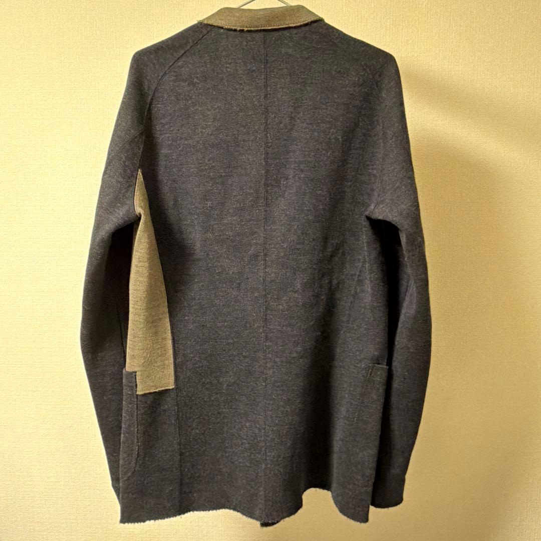 希少【kolor】ビッグシルエット ウール切替テーラードジャケット　3