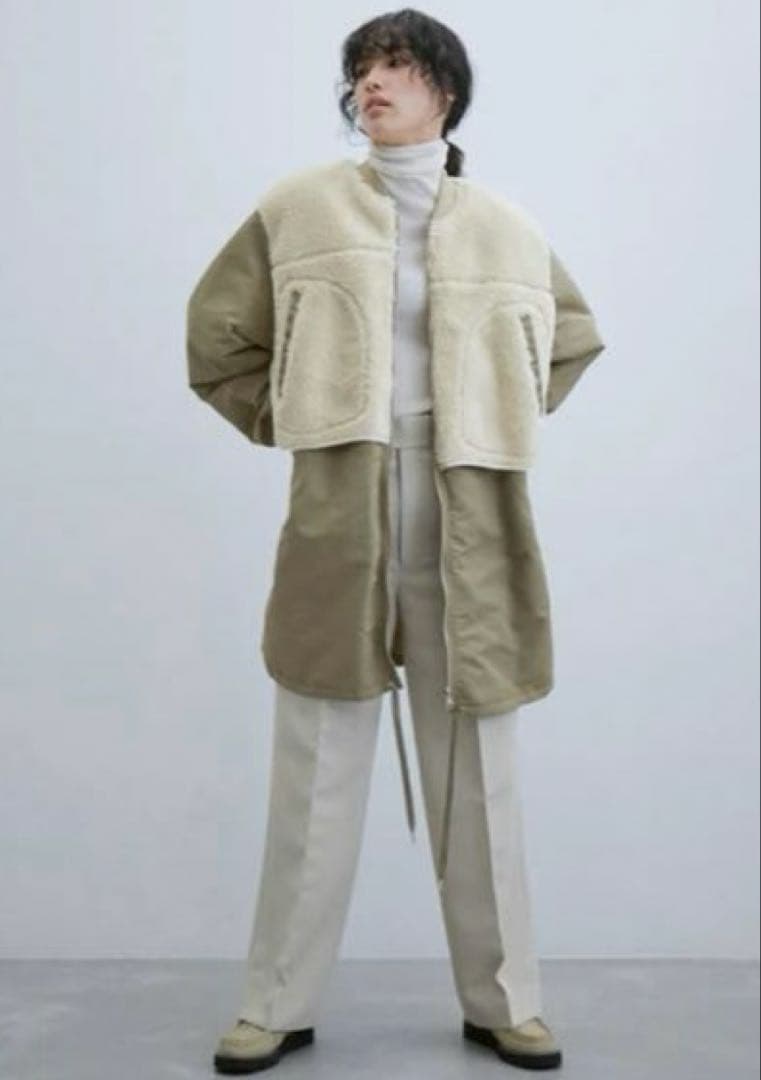 ADAM ET ROPE'アダムエロペMA-1ボアリバーシブルコート　ドラマ着用