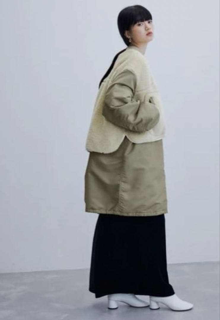 ADAM ET ROPE'アダムエロペMA-1ボアリバーシブルコート　ドラマ着用