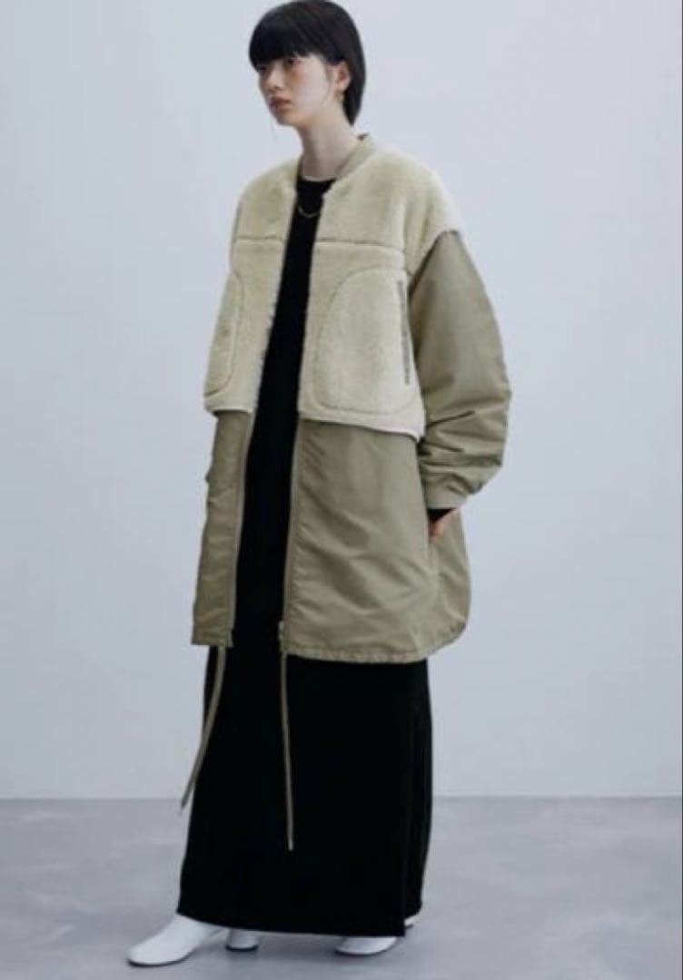 ADAM ET ROPE'アダムエロペMA-1ボアリバーシブルコート　ドラマ着用