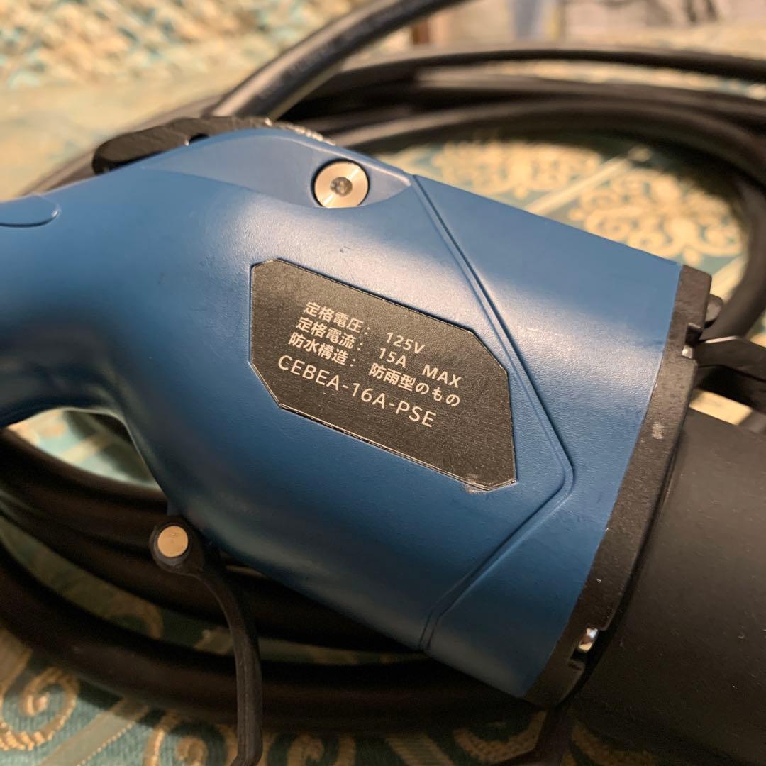 早い者勝ち! Qkcabo EV充電器 国産車対応100V収納バッグ.箱付き