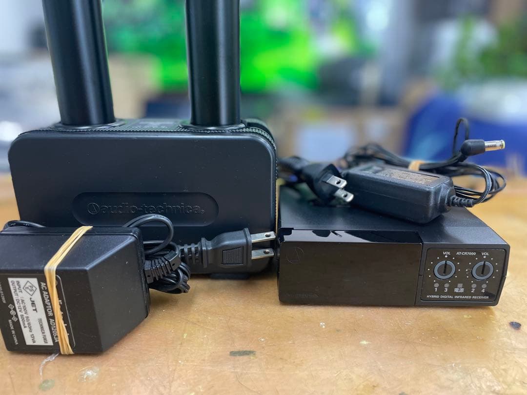 audio-technica ワイヤレスマイクセットCR7000+CLM7…