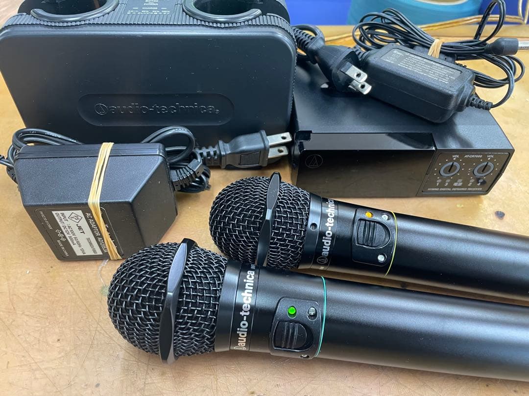 audio-technica ワイヤレスマイクセットCR7000+CLM7…