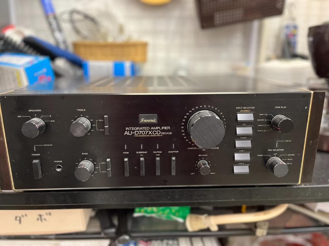 sansuiサンスイ　AU-D707XCD　プリメインアンプ　DECADE