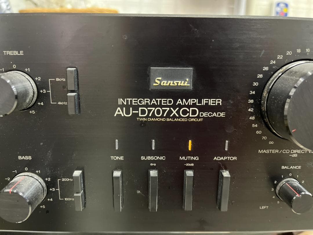 sansuiサンスイ　AU-D707XCD　プリメインアンプ　DECADE