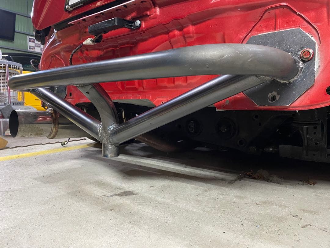 86 BRZ ジャッキアップバー　バンパーカット