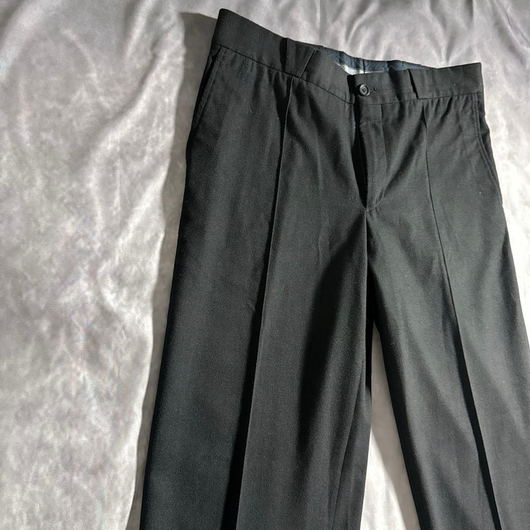 スーツ 90s giorgio armani wide slacks black 52