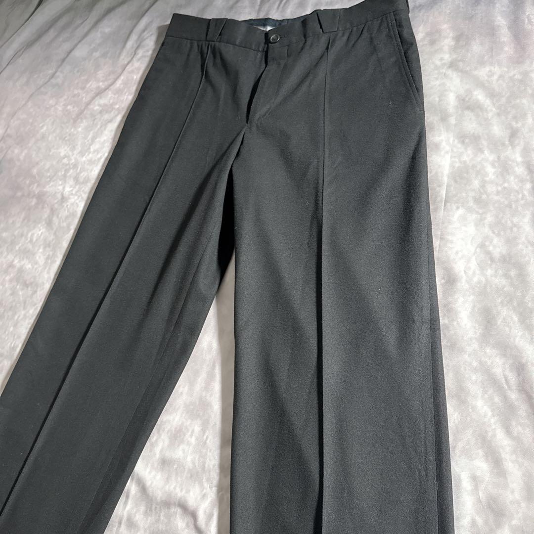 スーツ 90s giorgio armani wide slacks black 52