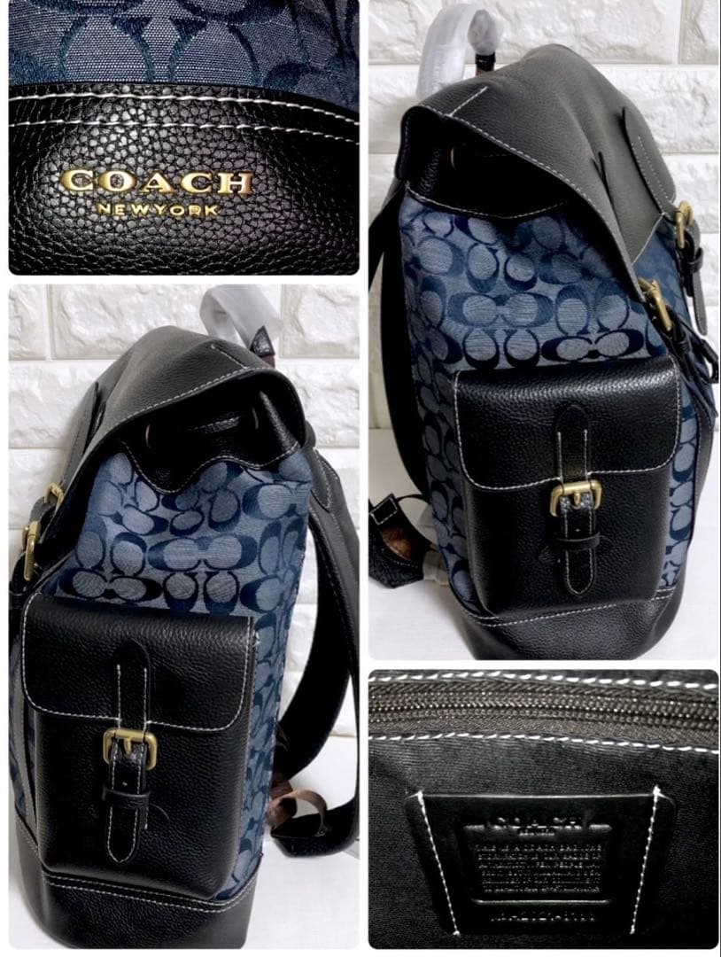 【大人気✨️】COACH シグネチャー バックパック C8183 B4/DE