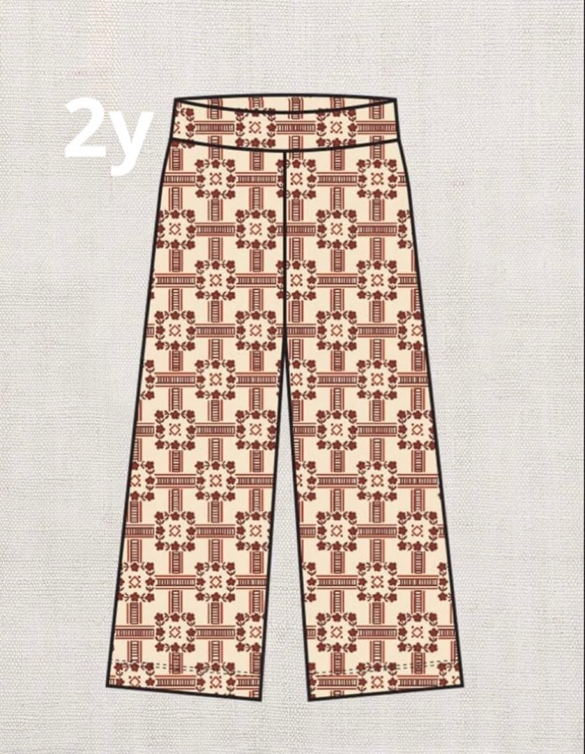 ボトムス misha&puff A-Pant Railroad Floral 2y