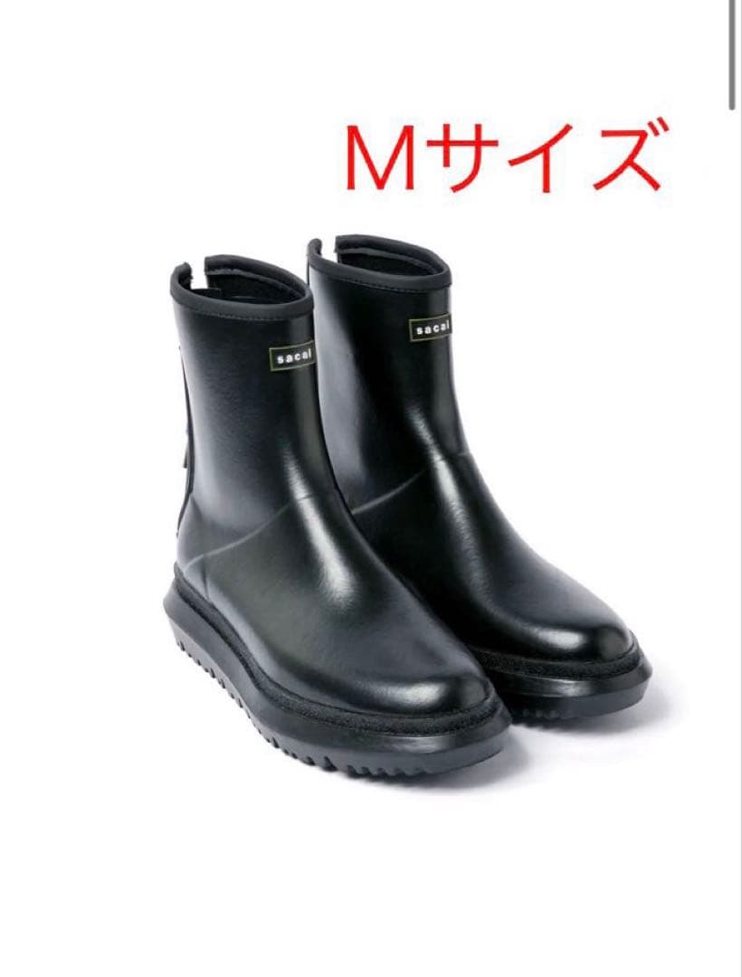 【新品/ M】sacai ラバーブーツ
