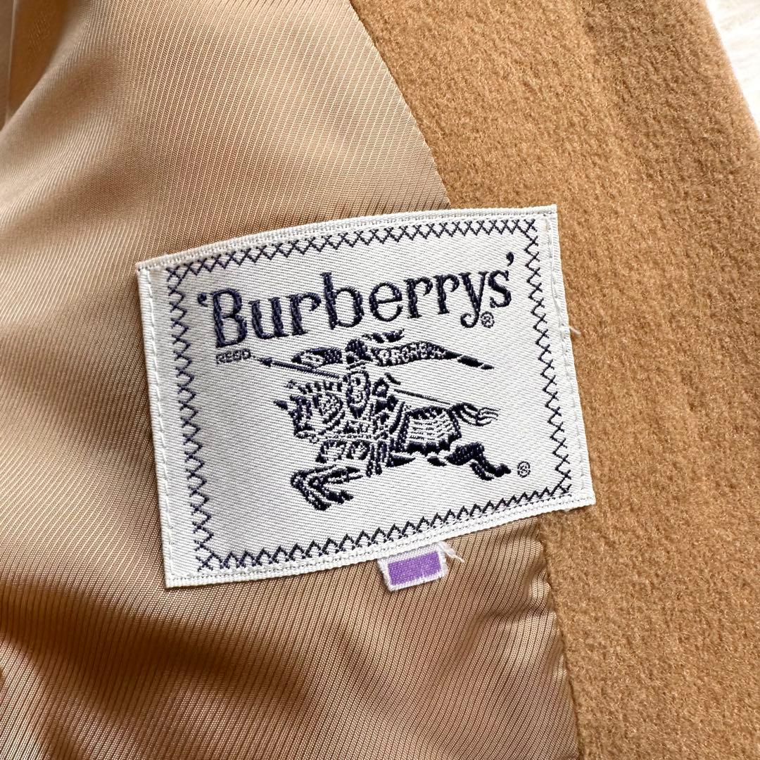 バーバリーズ テーラードジャケット カシミヤ混 キャメル 2XL