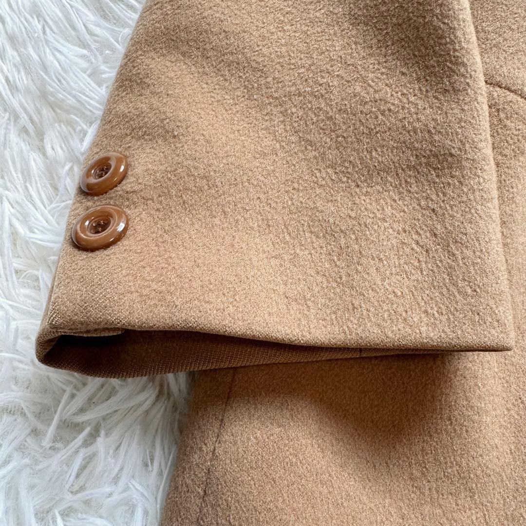 バーバリーズ テーラードジャケット カシミヤ混 キャメル 2XL
