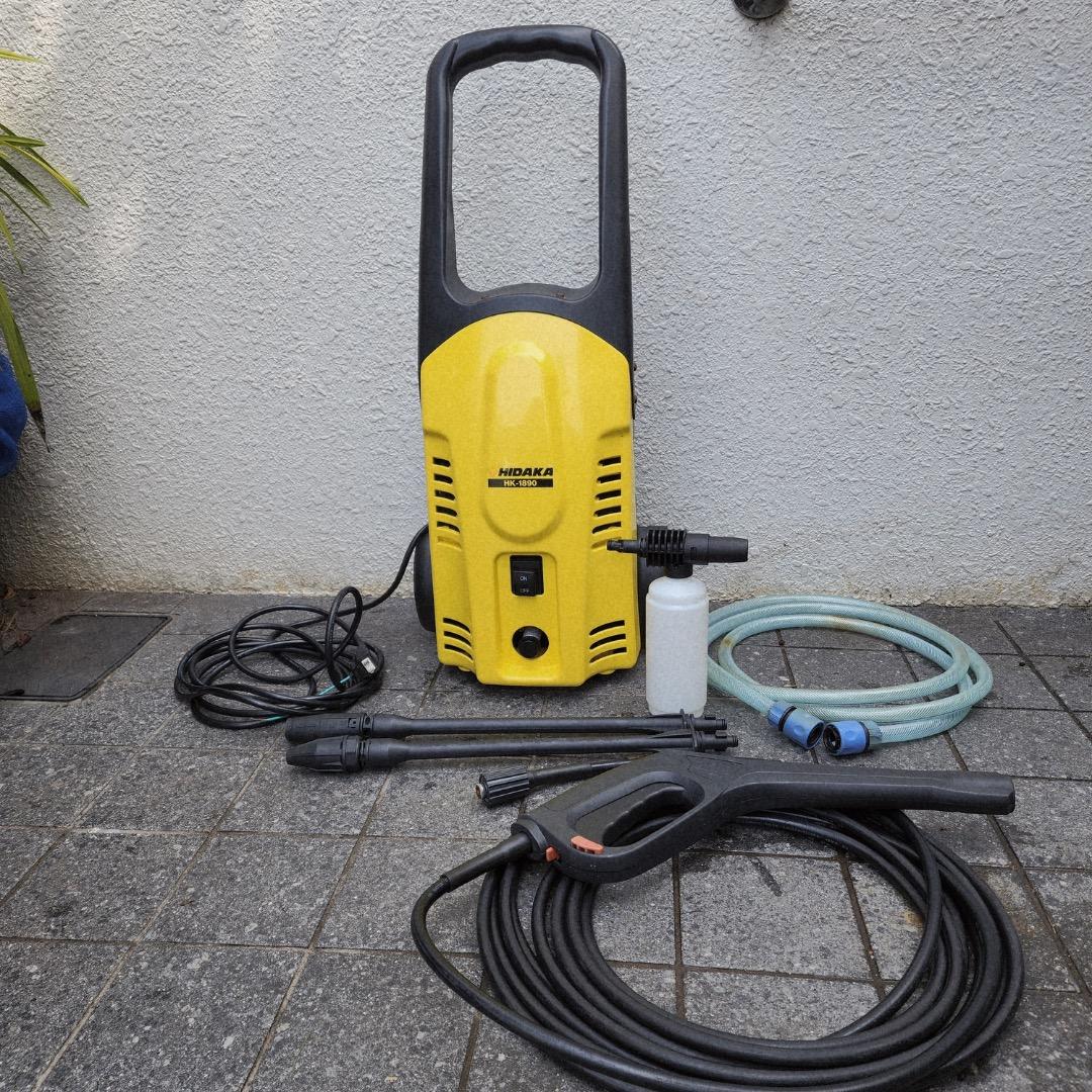 ヒダカ 高圧洗浄機 HK-1890 イエロー（60Hz地域用　西日本）