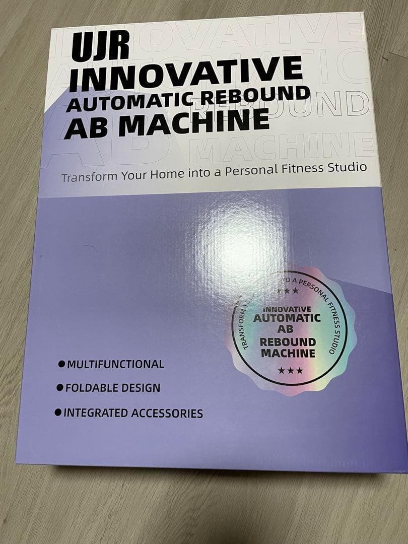 ホームジム用自動リバウンド付き折りたたみ式腹筋マシン