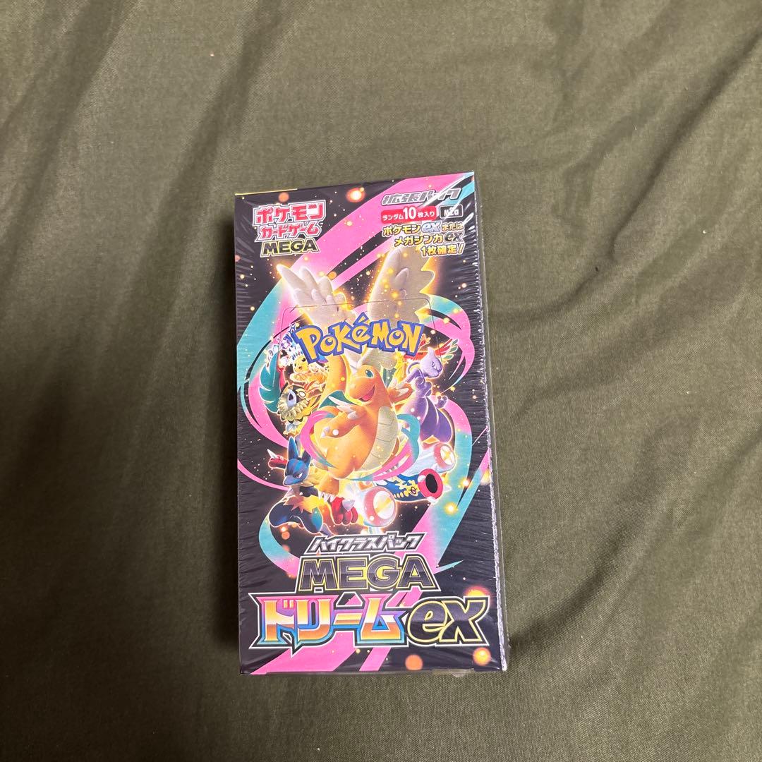 シュリンク付き!! ポケモンカードゲーム MEGAドリームex 未開封BOXです