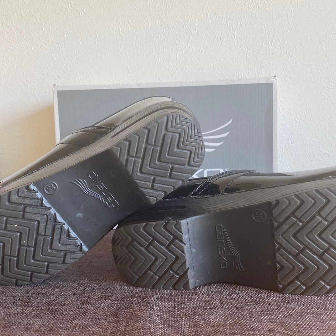dansko プロフェッショナル　ブラックパテント　38