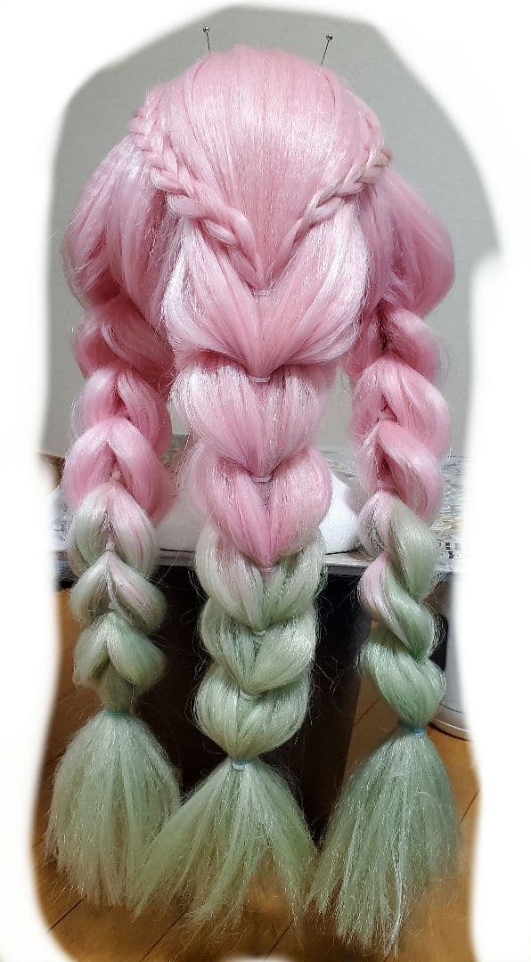 甘露寺蜜璃 セット済みウィッグ