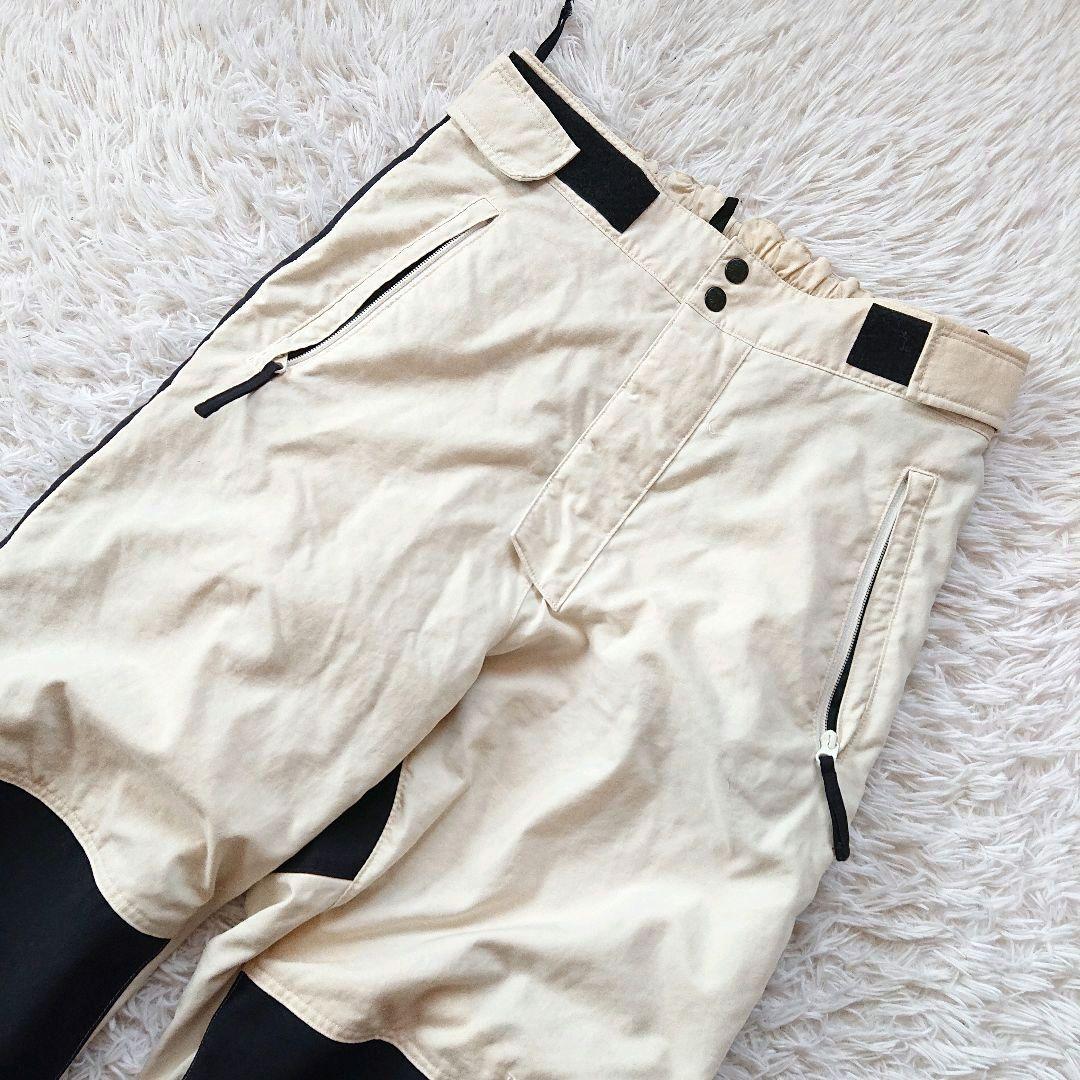 90s ノースフェイス Dermizax スキーウェア スノボパンツ 刺繍ロゴ