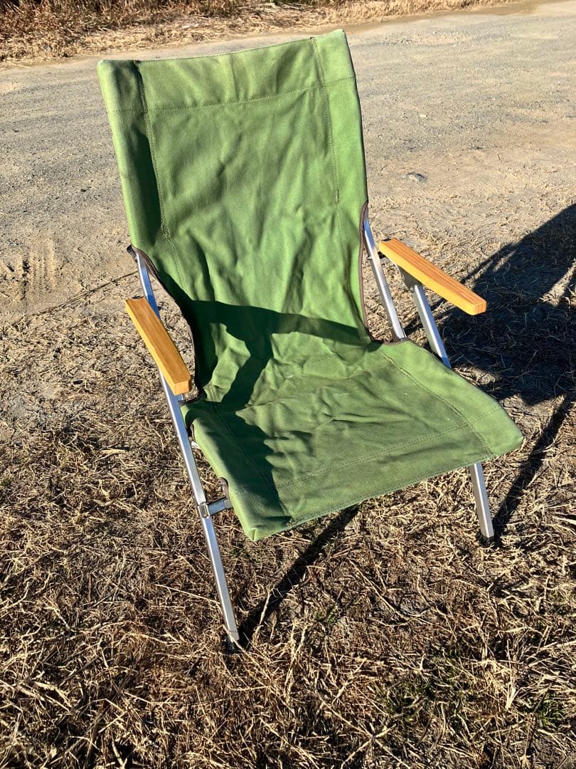 スノーピーク　 peak ローチェア　アウトドアチェア グリーン