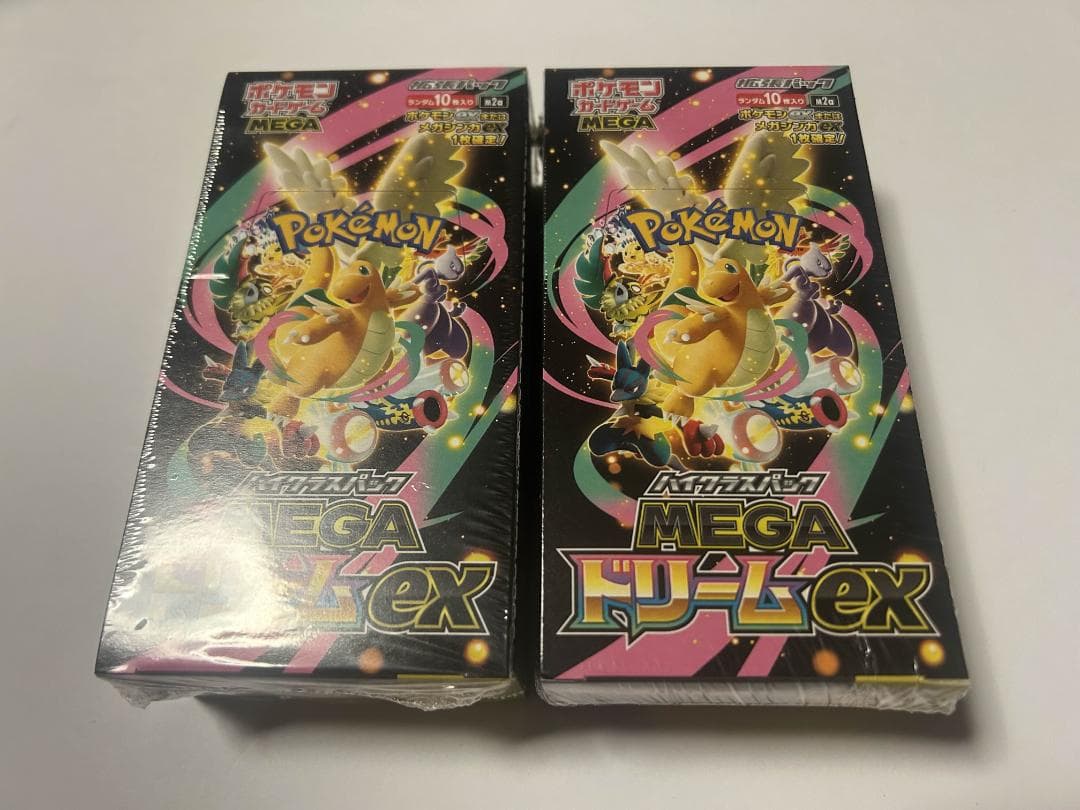ポケモンカード　MEGAドリームex 2BOX　新品未開封