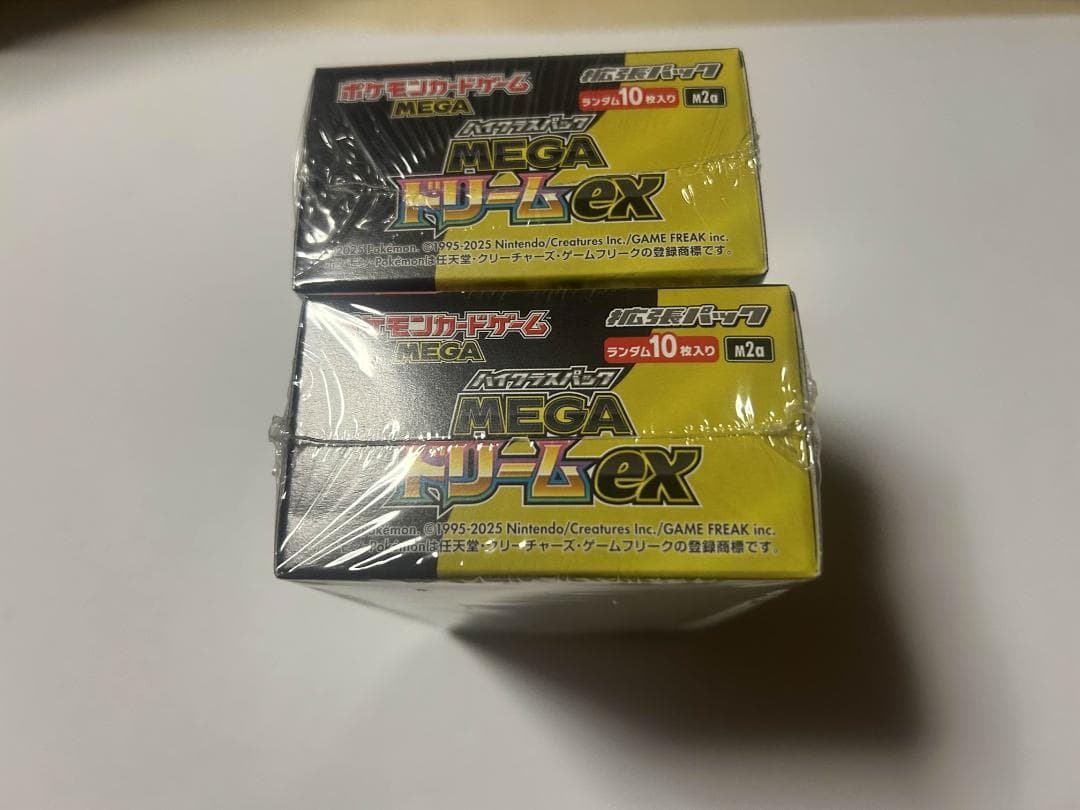 ポケモンカード　MEGAドリームex 2BOX　新品未開封