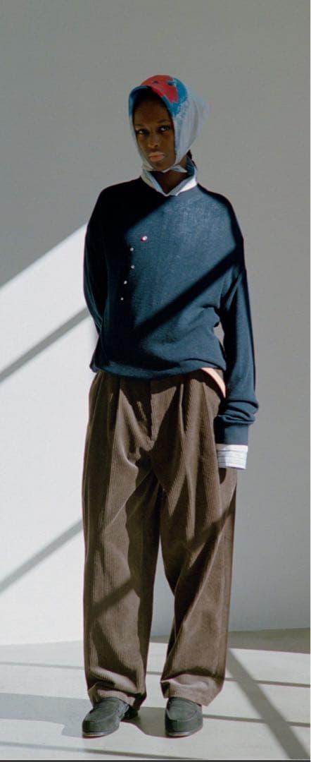 パンツ TTTMSW 25AWCorduroy 2 tuck pants