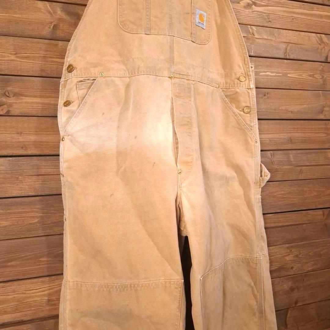90s USA製 星タグ carhartt カーハート ダック地 オーバーオール